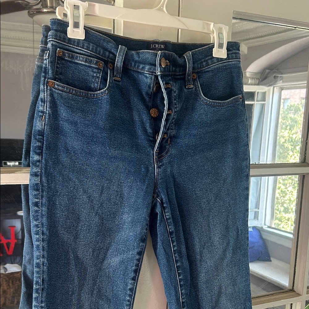 J. Crew Women's High Rise Jeans - Medium Blue